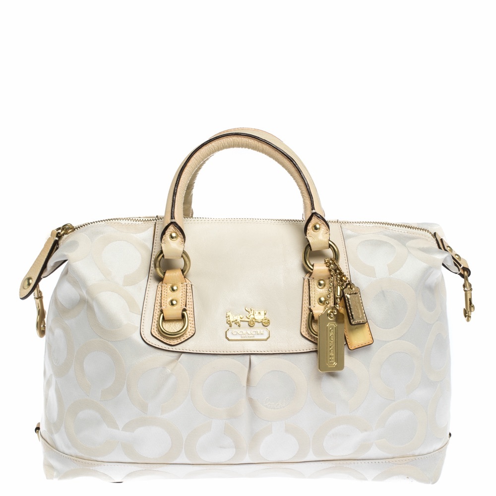 NWT Coach Madison Op Art Sabrina Satchel - Picture 2 of 16